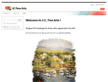 Tablet Screenshot of jcfinearts.com